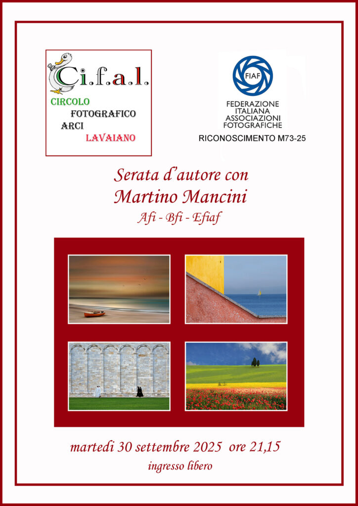 Serata Ospite: MARTINO MANCINI